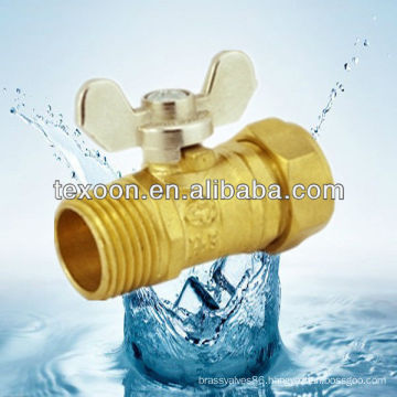 Standard port ball valves with butterfly handles mini valve KOREA